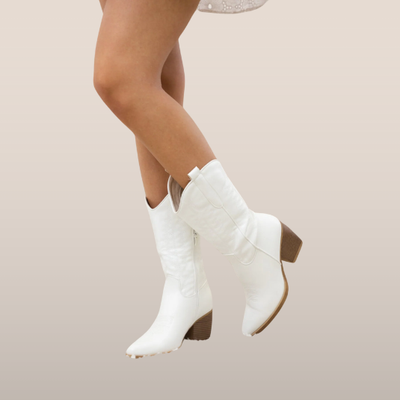 Western laarzen met blokhak – Klassieke cowgirl look