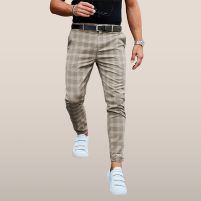 Floris – Checked Trousers for Men