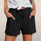 Frouke – Cotton Shorts with Elastic Waist
