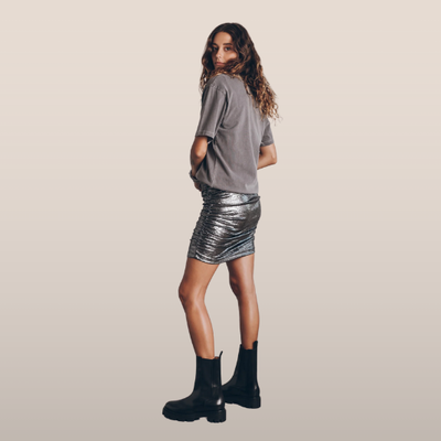 Lotte – Shiny Mini Skirt for Women