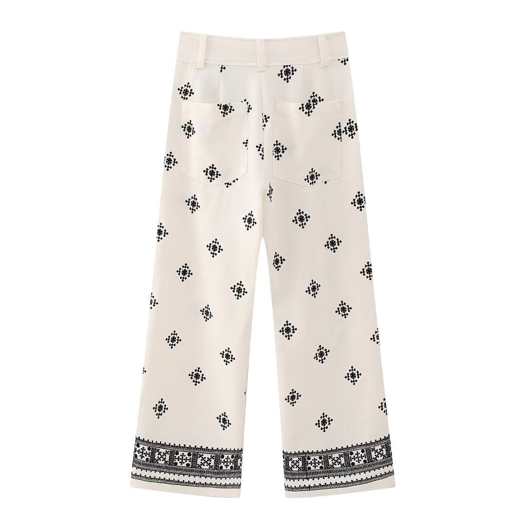 JULIETA - Printed trousers