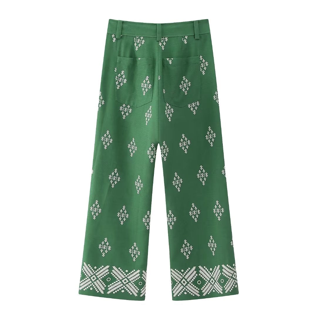 JULIETA - Printed trousers