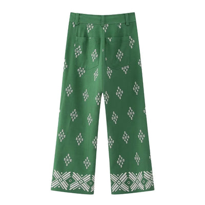JULIETA - Printed trousers