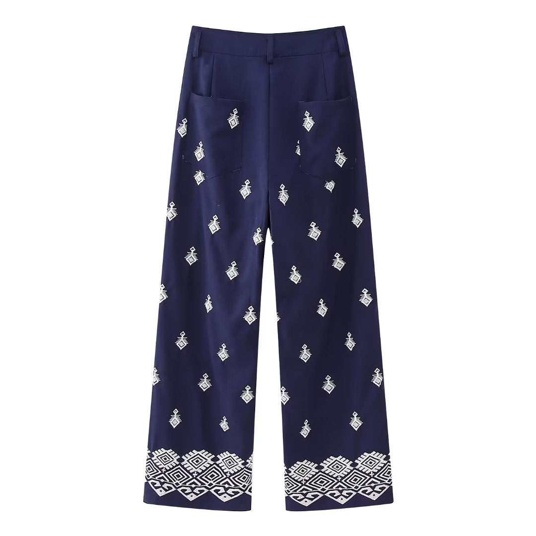 JULIETA - Printed trousers