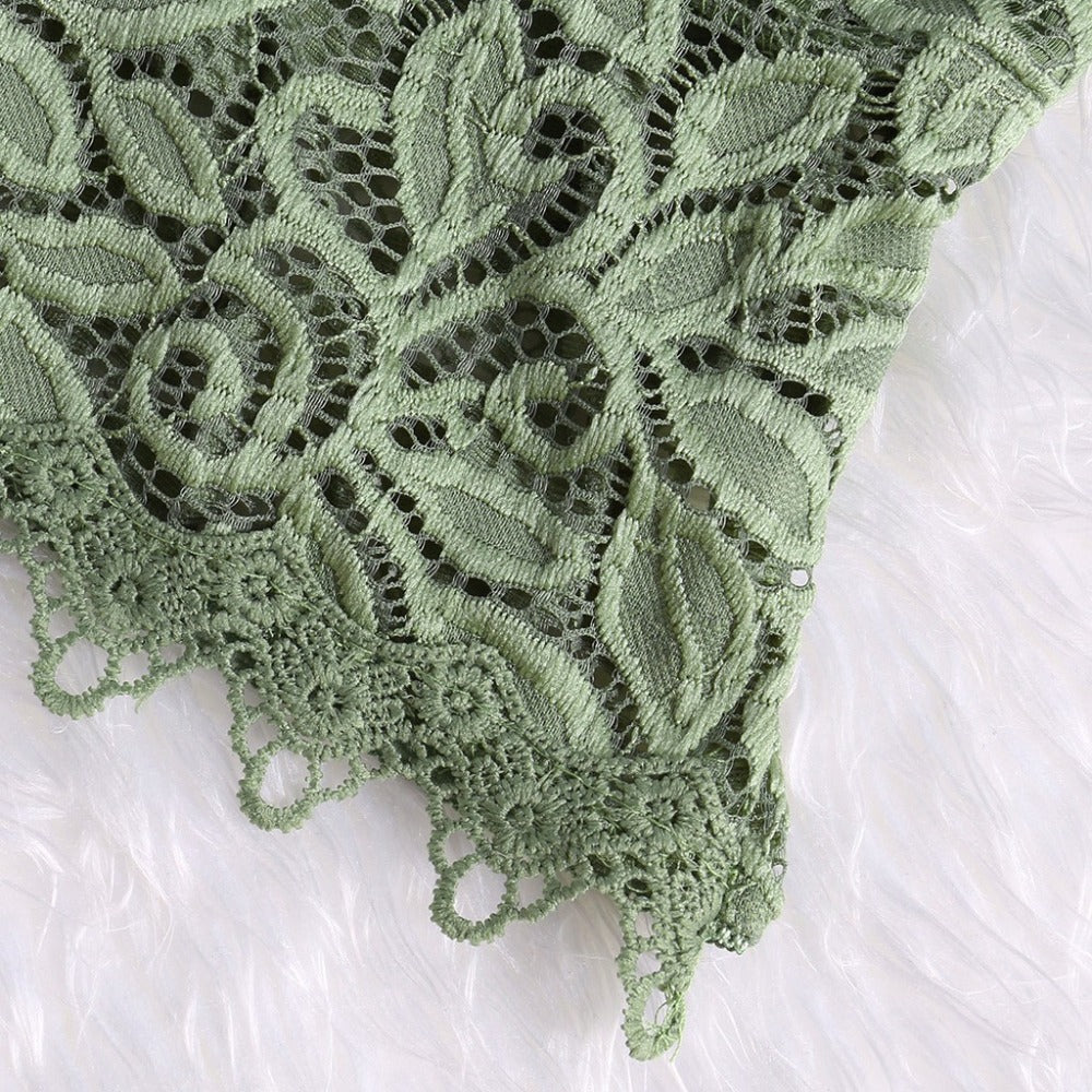 Galia - Seductive Lace Bralette Crop Top