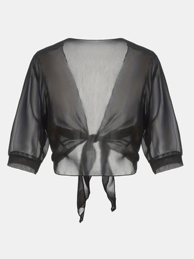 Katie – Airy Blouse with Open Front
