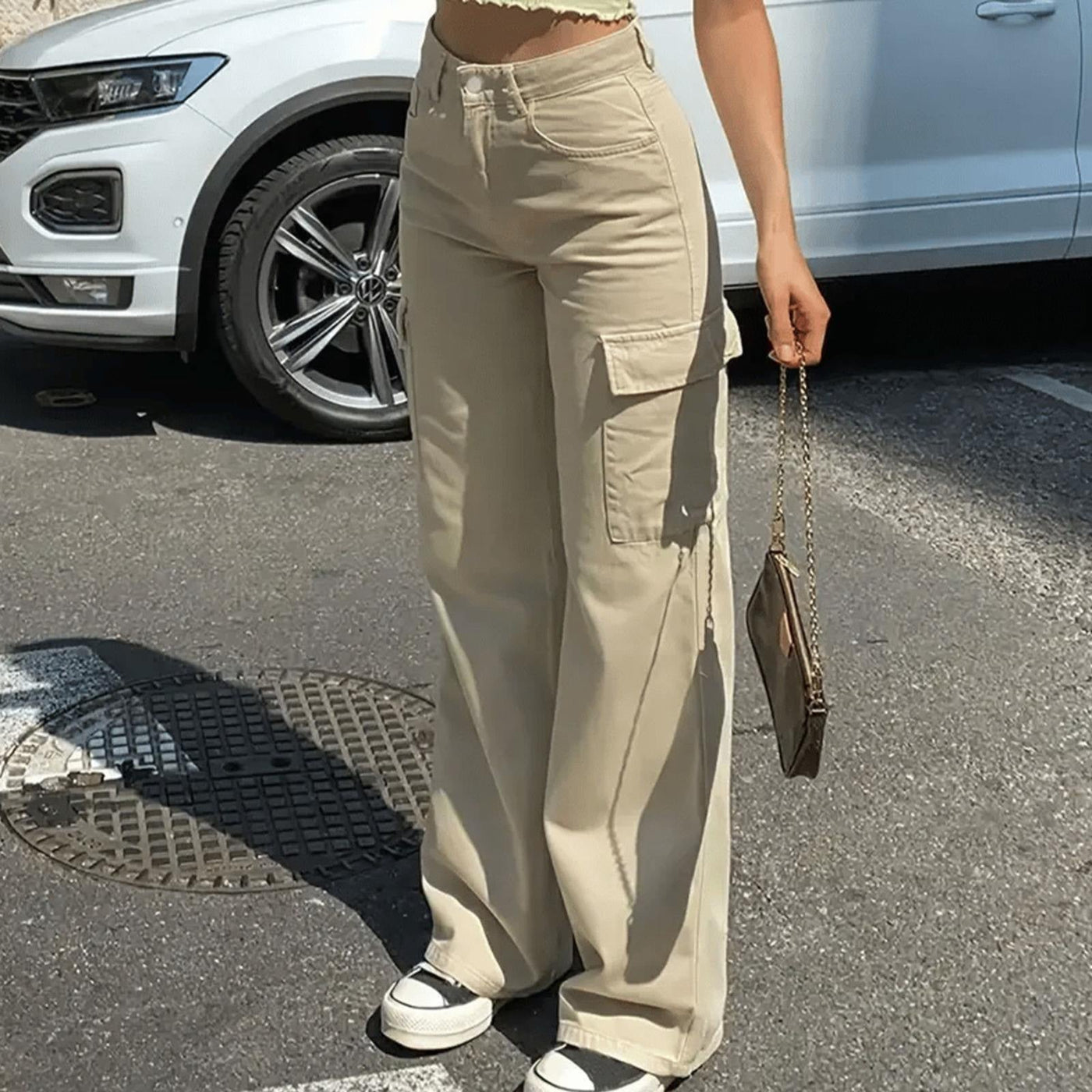 Cheska - Stijlvolle Cargo Broek voor Vrouwen