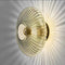 Marian – Modern Glass Wall Light with Wavy Shade