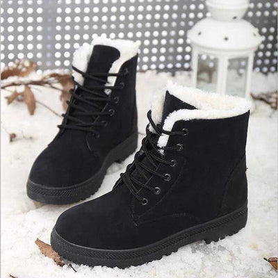 Elza - Non-slip snow boots with laces 