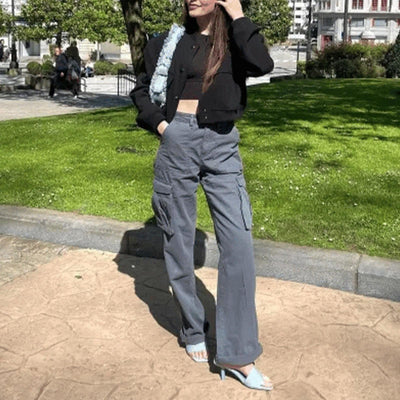 Cheska - Stijlvolle Cargo Broek voor Vrouwen