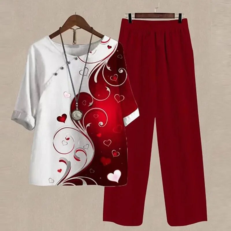 Bedrukte Outfit