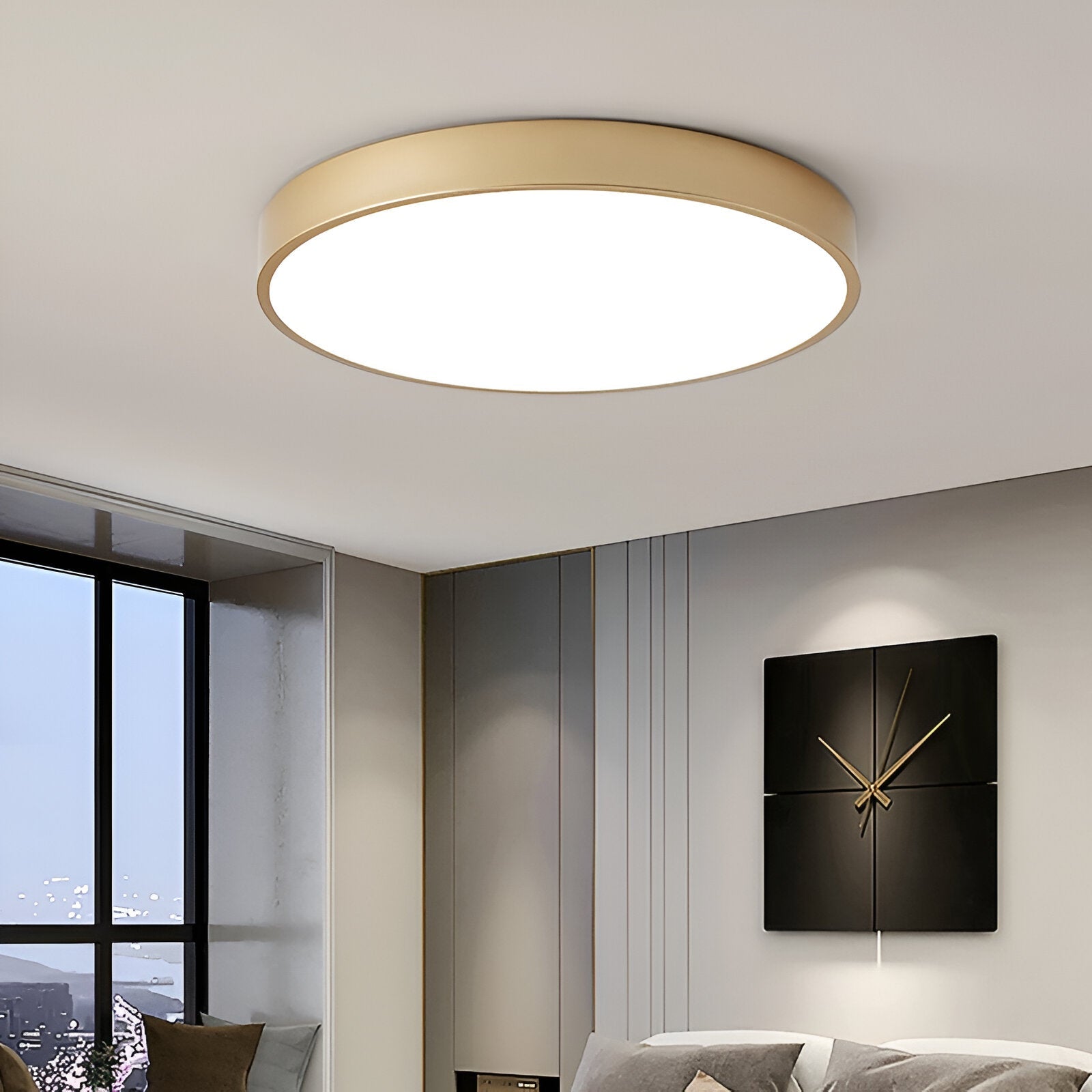 Denrad – Modern LED Ceiling Light with Acrylic Shade