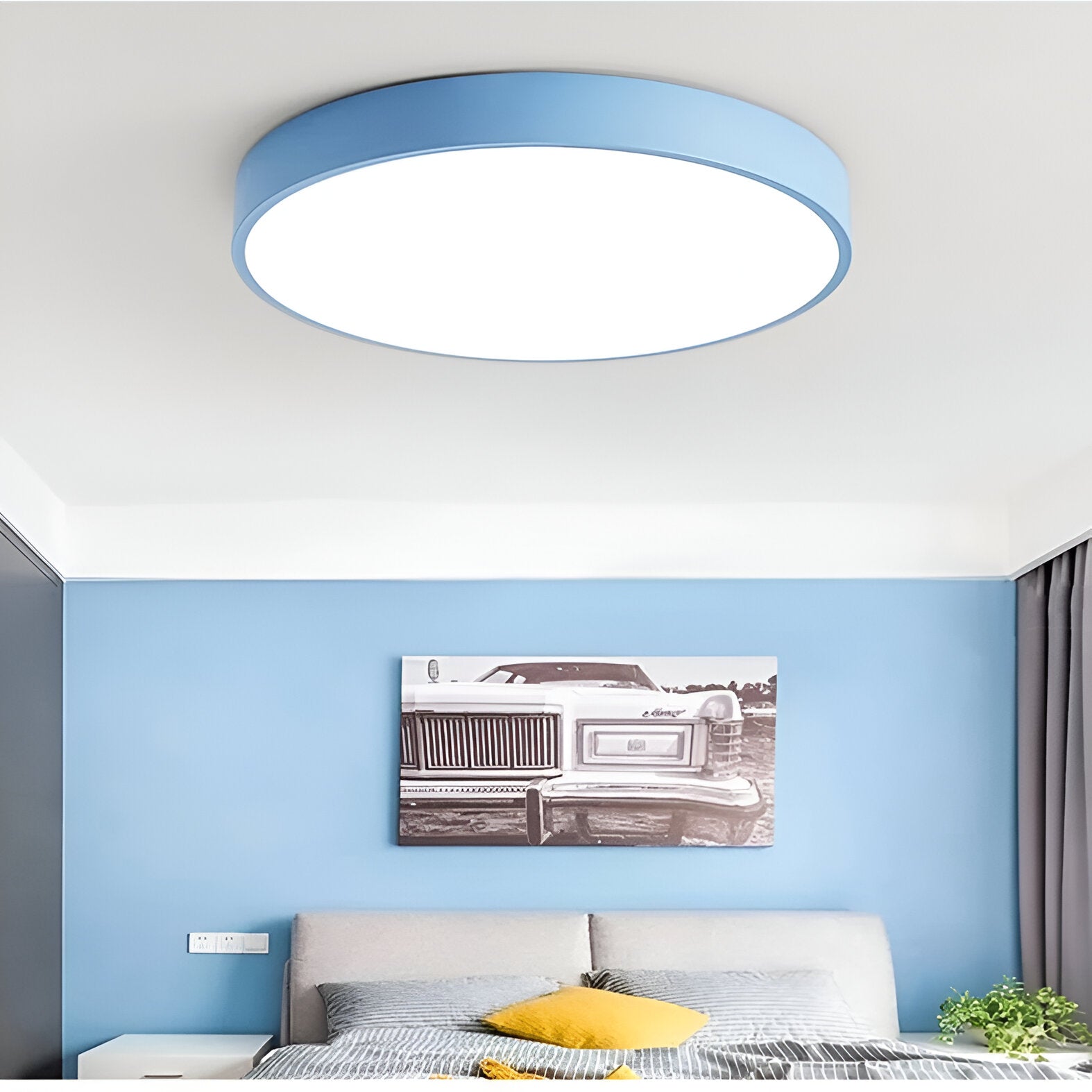Denrad – Modern LED Ceiling Light with Acrylic Shade