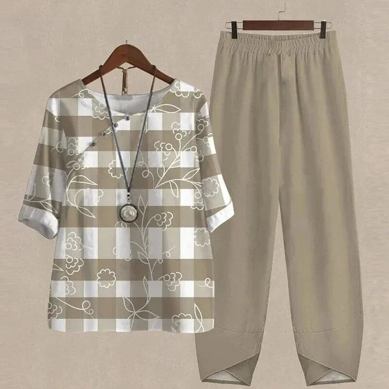 Bedrukte Outfit