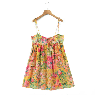 Felicity - Flowing camisole with watercolor floral print