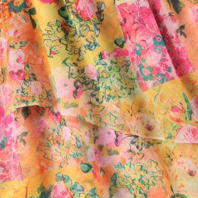 Felicity - Flowing camisole with watercolor floral print