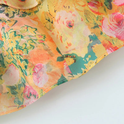 Felicity - Flowing camisole with watercolor floral print