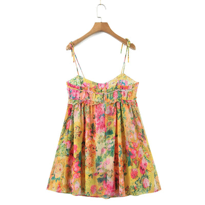Felicity - Flowing camisole with watercolor floral print