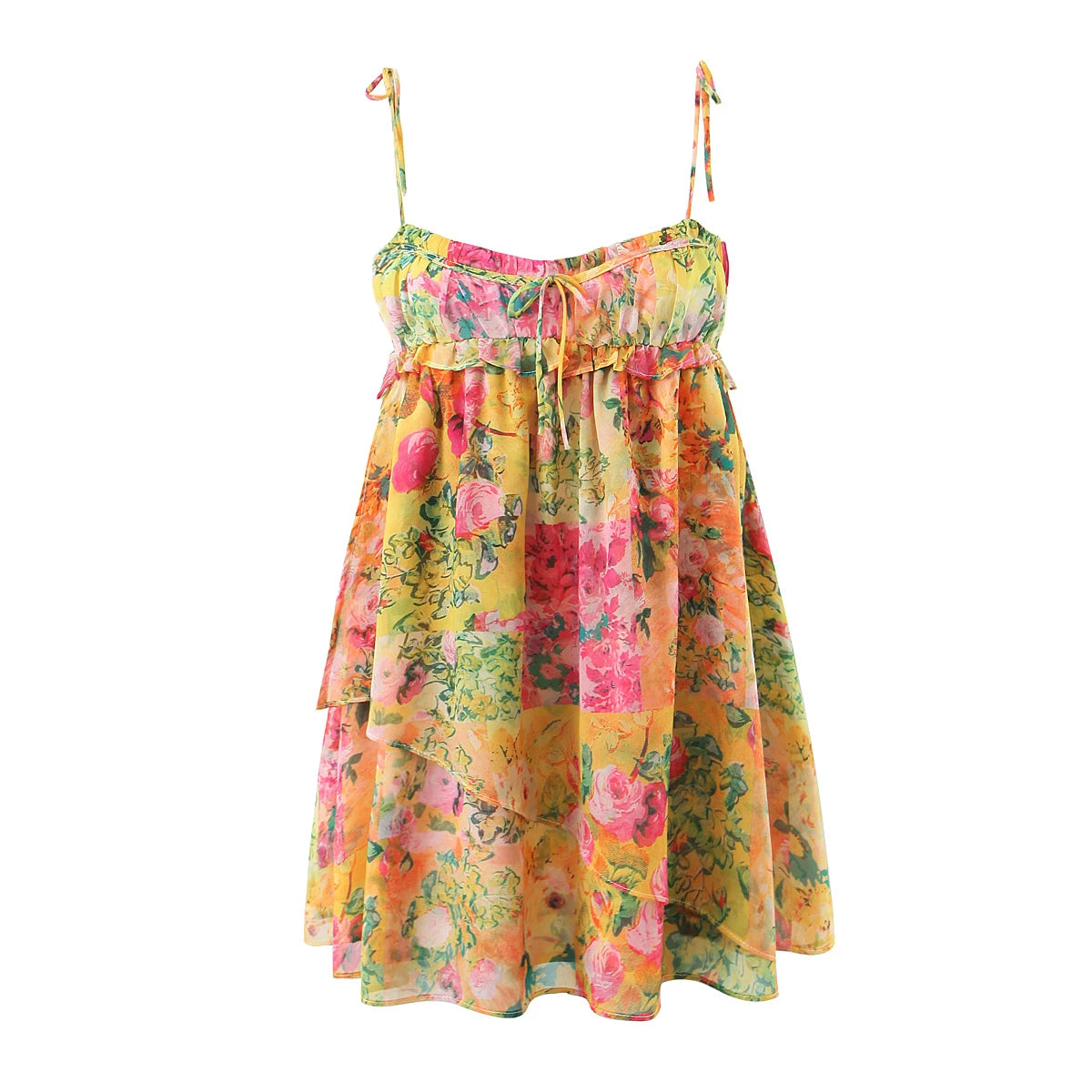 Felicity - Flowing camisole with watercolor floral print