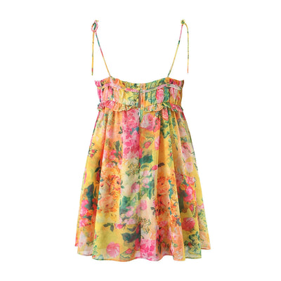 Felicity - Flowing camisole with watercolor floral print