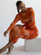 Cathaleen - Abstract Bodycon jurk voor Vrouwen
