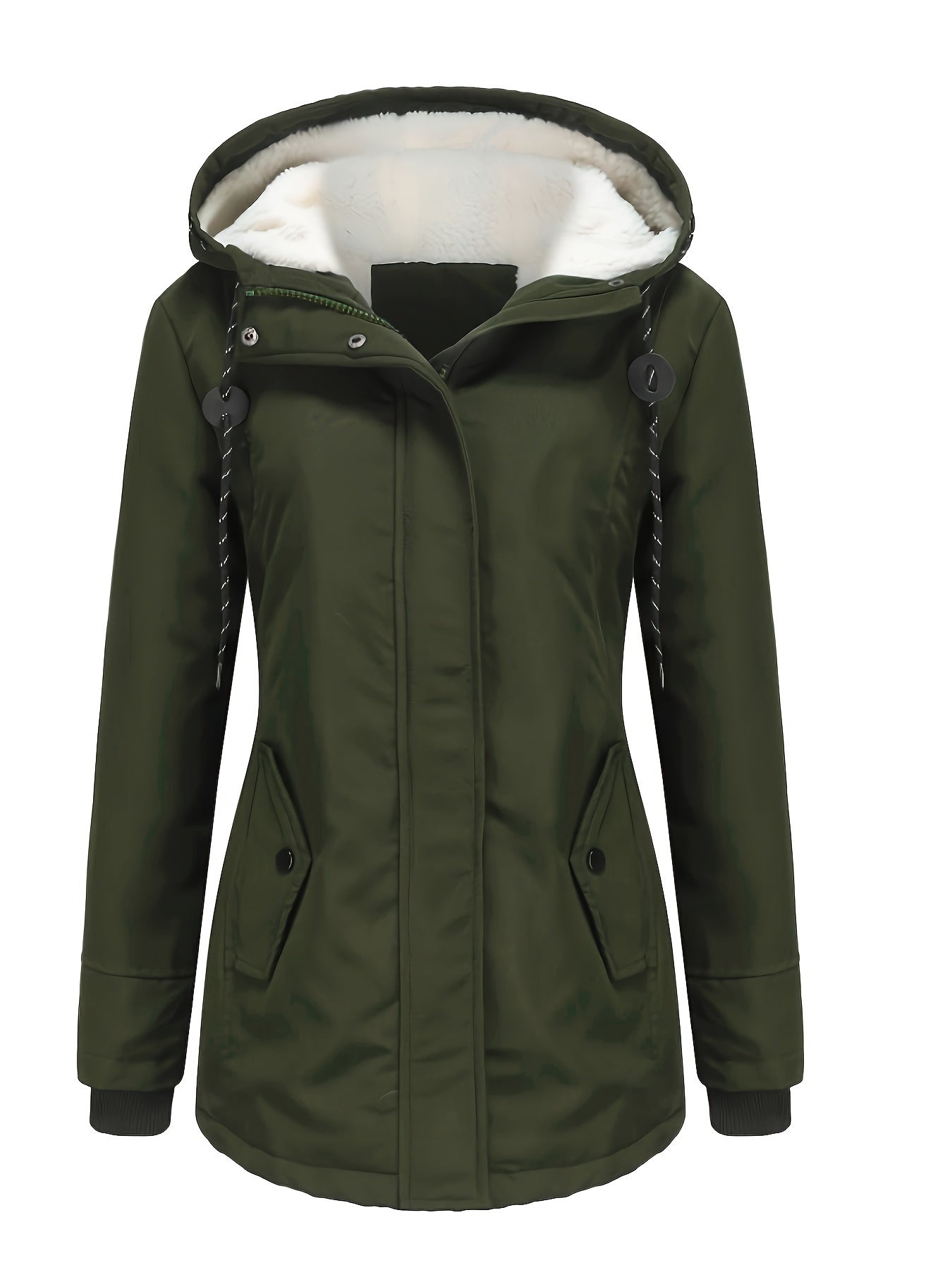 Sophie | Stevige lange parka met capuchon