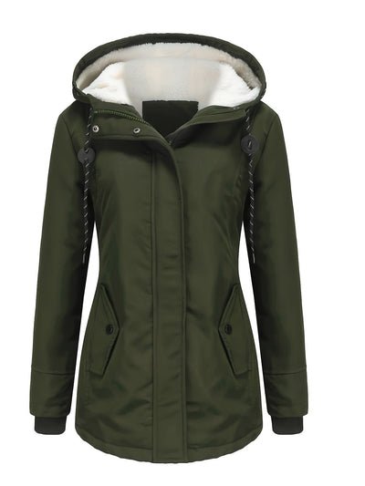 Sophie | Stevige lange parka met capuchon