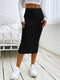Noa | Stevige bodycon-rok met hoge taille