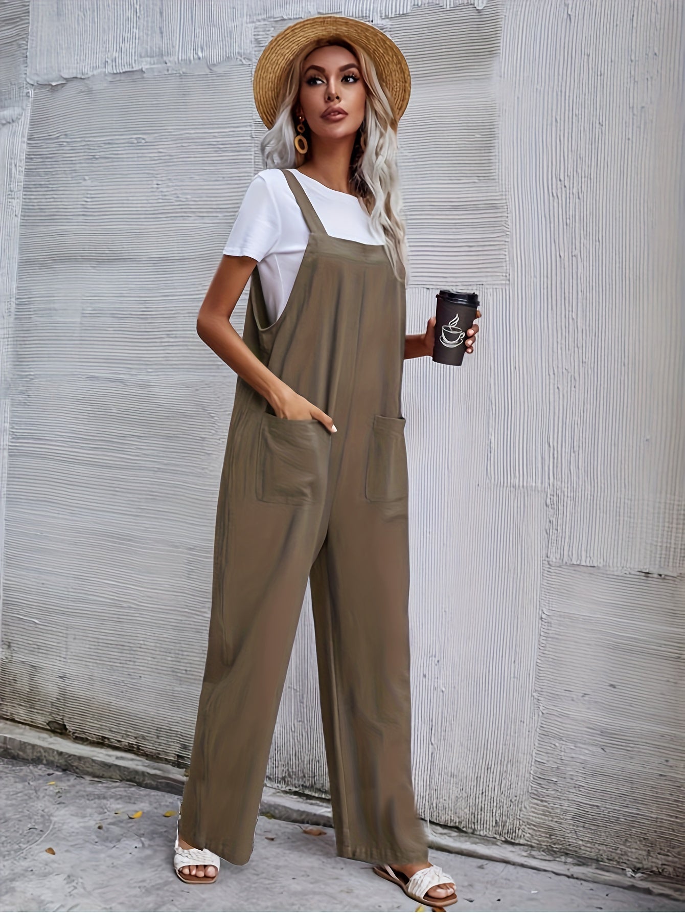 Nina | Comfortabele overall jumpsuit met twee zakken