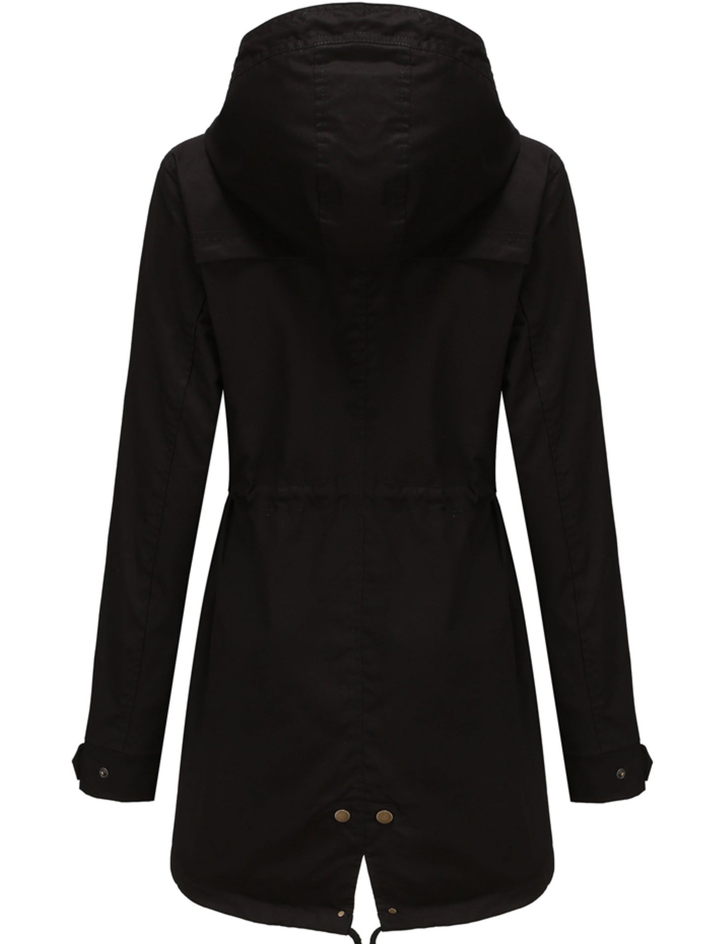 Emilia | Hoodie parka jacket with drawstring waist