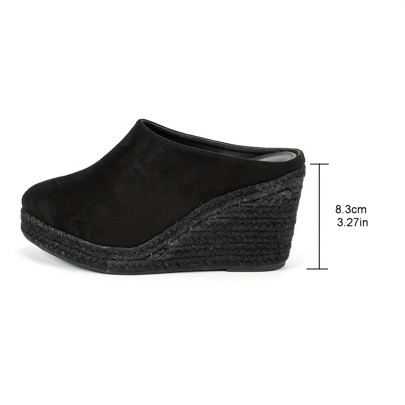 Luna | Comfortable backless espadrille heels