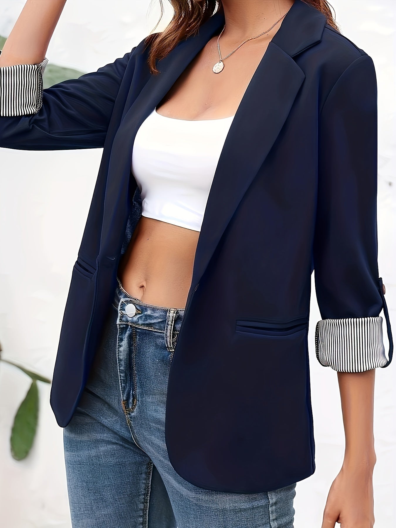 Nina | Effen open front blazer