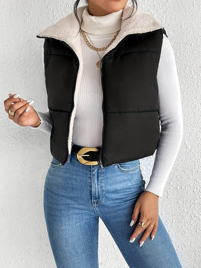 Elin | Fleece-lined quilted vest