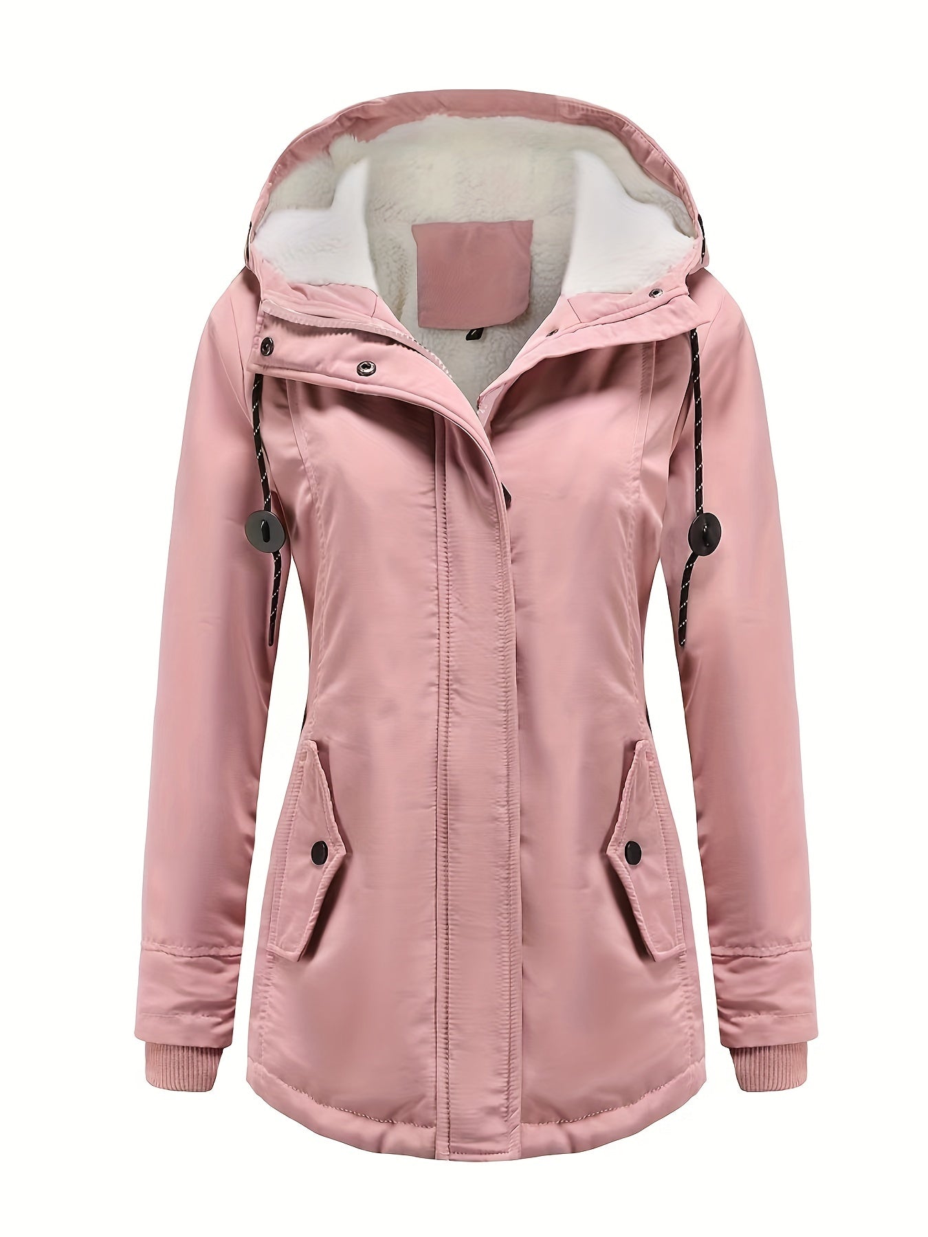 Sophie | Stevige lange parka met capuchon