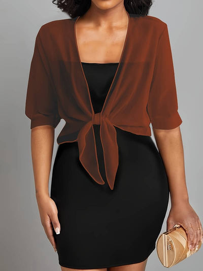 Katie – Airy Blouse with Open Front