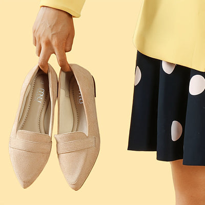 Joyce | Stylish nude color women's mules