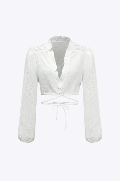 Saphira - Tijdloze Chiffon Grace Dames Langsleeve Shirt
