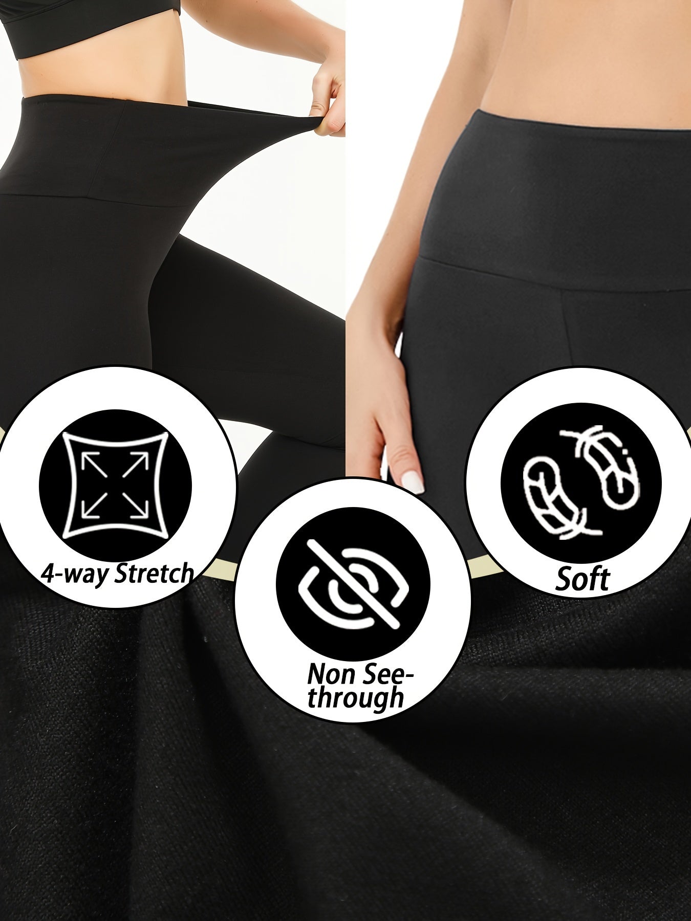 Sara | 5-pack hoge taille leggings