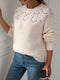 Elise | Elegant knitted sweater with geometric pattern