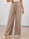 Lotte | Wide-leg summer trousers in solid color