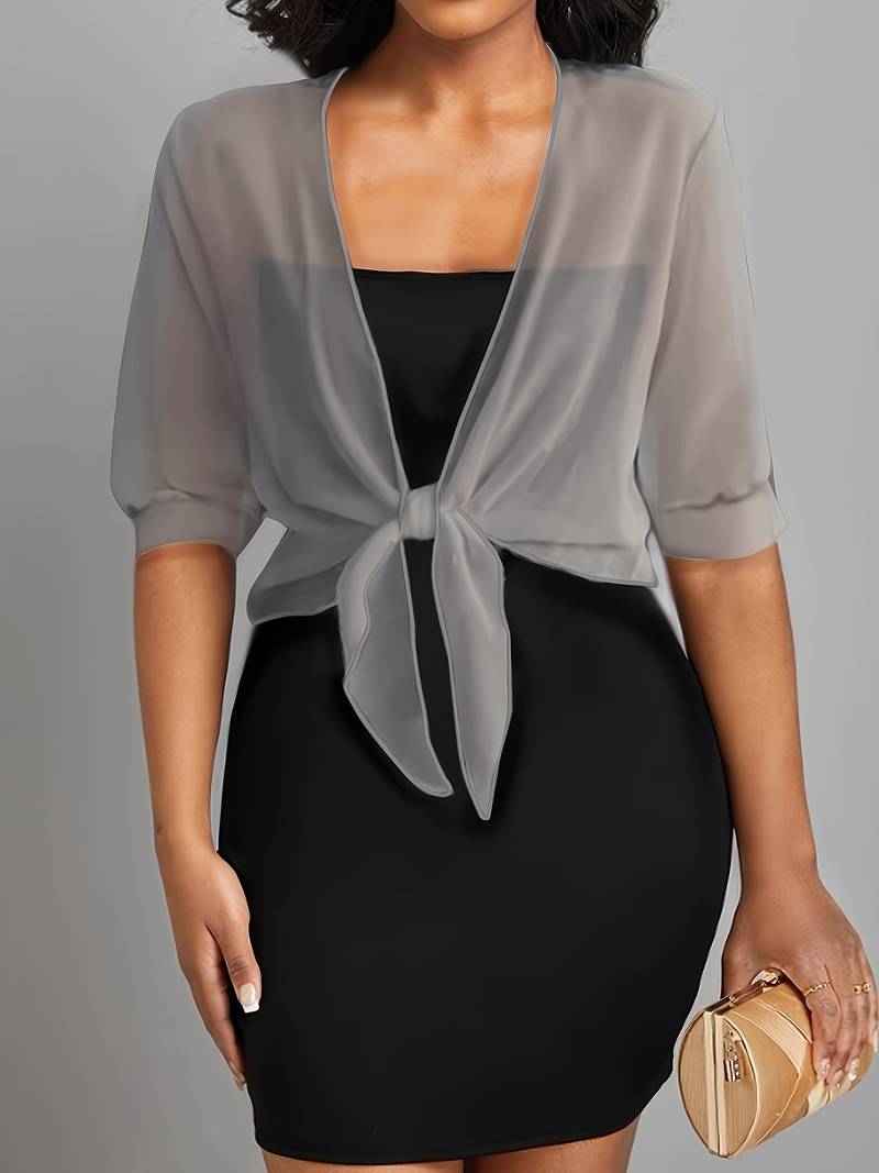 Katie – Airy Blouse with Open Front