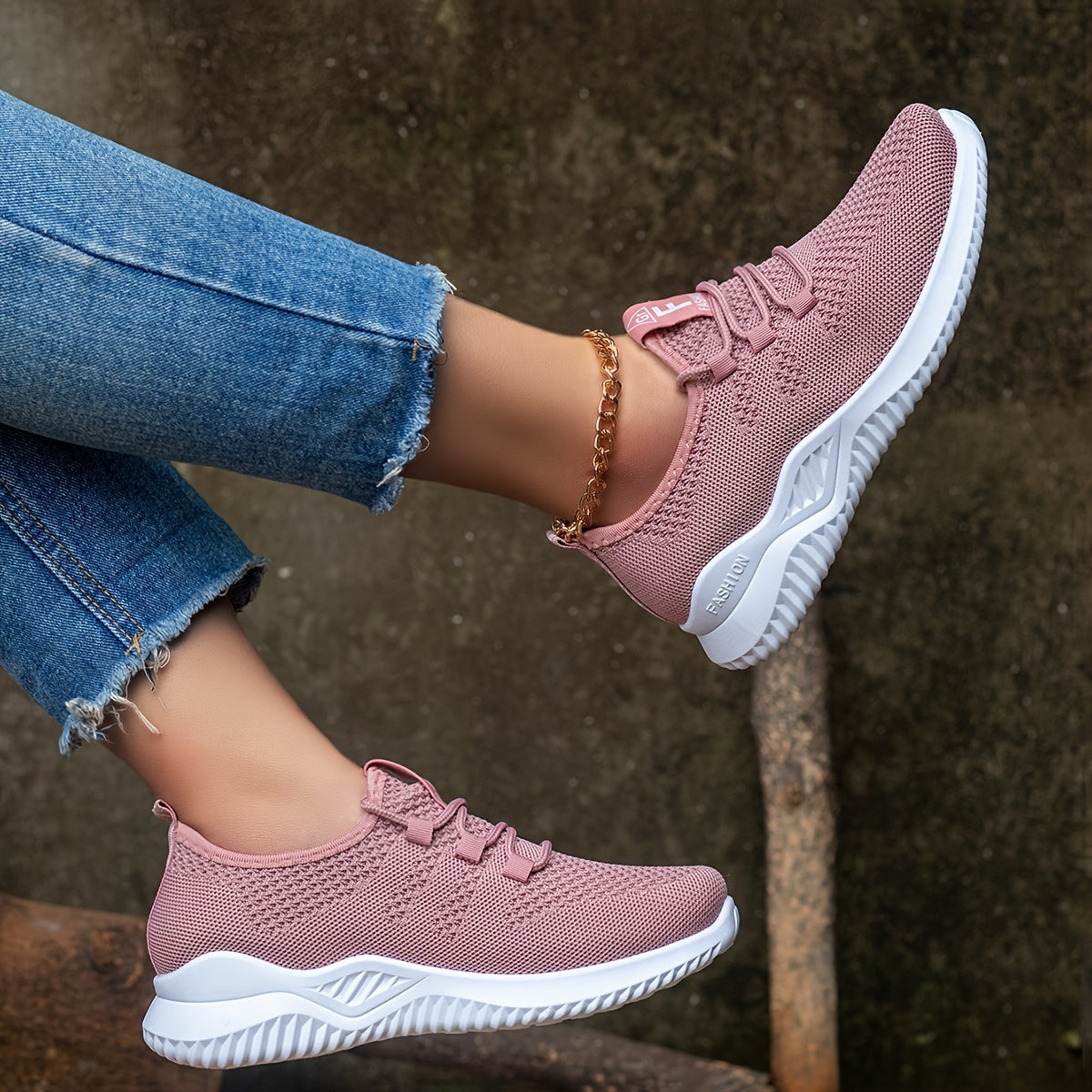 Joyce | Plain women's sneakers with soft sole