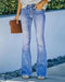 Kerryl - High-waisted denim trousers