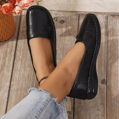 Sanne | Casual dames instappers met strikdetail