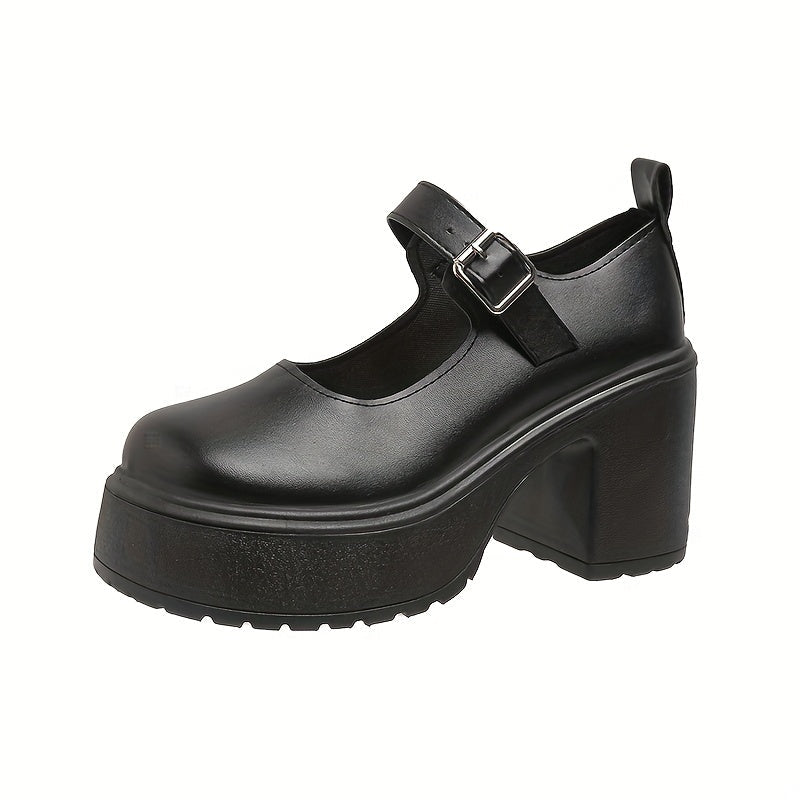 Mara | Modieuze dames pumps met hoge hak en enkelband
