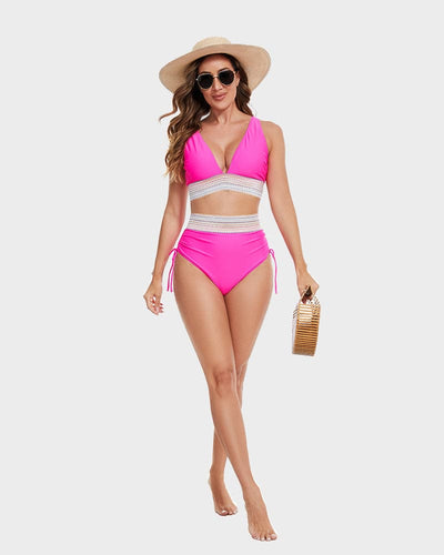 Elena – Bikini with Woven Waistband 