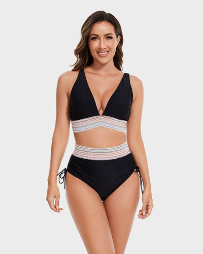 Elena – Bikini with Woven Waistband 