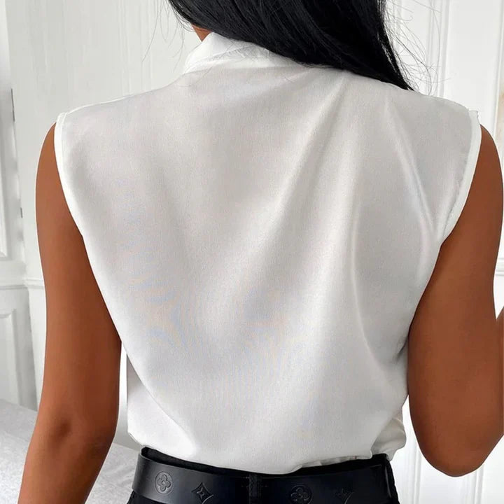 Elin Sleeveless Blouse in Lightweight Cotton for Women