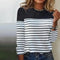 Elin Women's Casual Striped Shirt