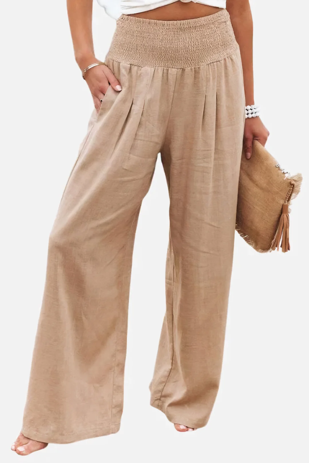 Elin – Linen Palazzo Pants